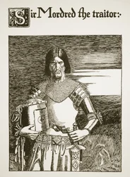 Sir Mordred the Traitor, illustrasjon fra 